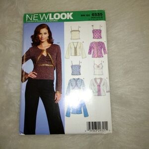 NEW LOOK Sz 8-18 Misses Fun strap top and bolero style top